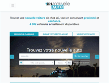 Tablet Screenshot of manouvelleauto.com